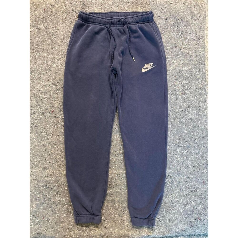 Nike Sportswear Men’s Small Navy Blue Fleece Jogger Sweatpants